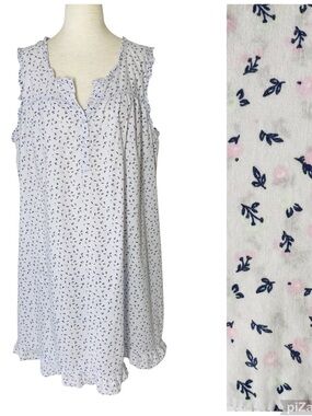 ADONNA Floral Nightgown